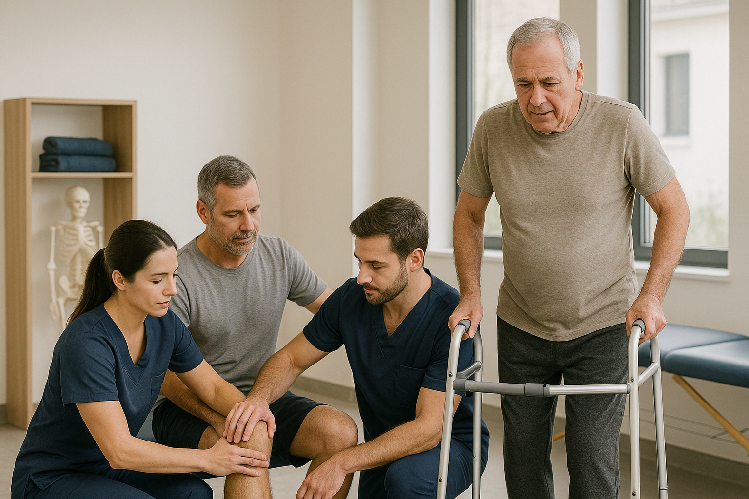 Professional physiotherapy clinic with modern equipment and expert therapists providing comprehensive care